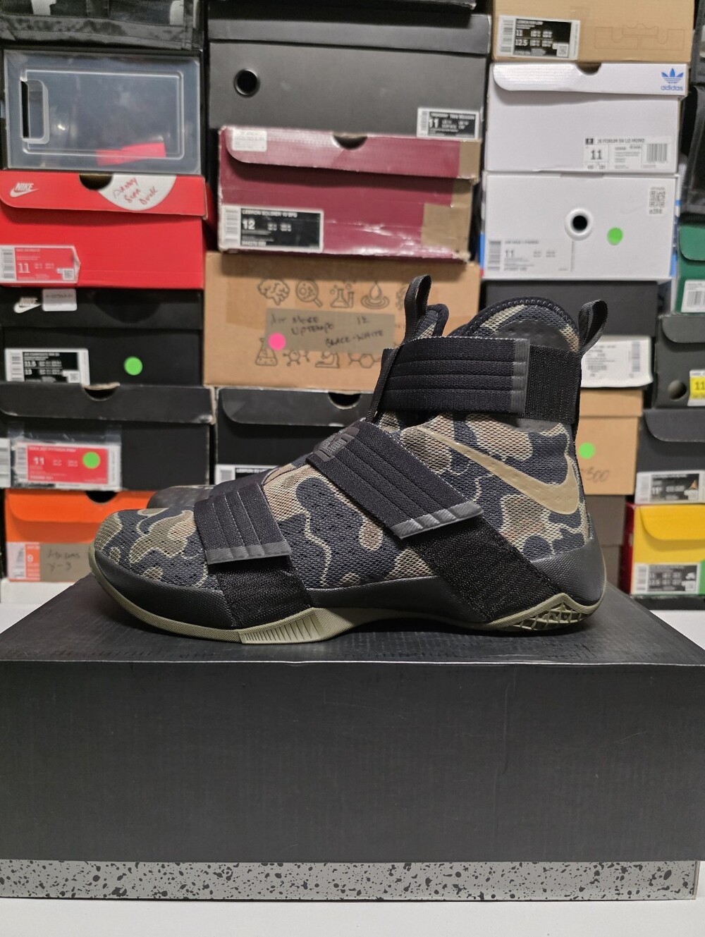 Nike Zoom LeBron Soldier 10 "Army Camo" Sz 12